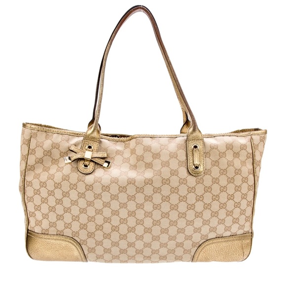 Gucci Canvas Large Princy Tote - Picture 1 of 10